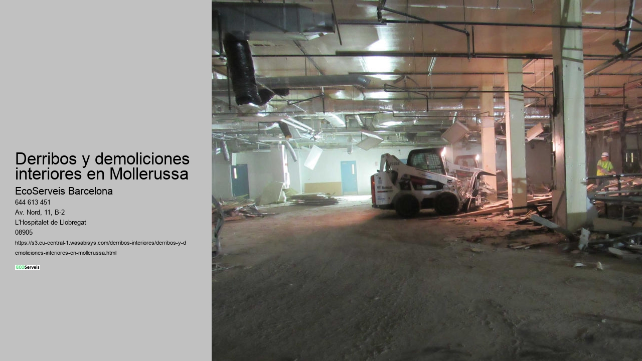 Derribos y demoliciones interiores en Mollerussa