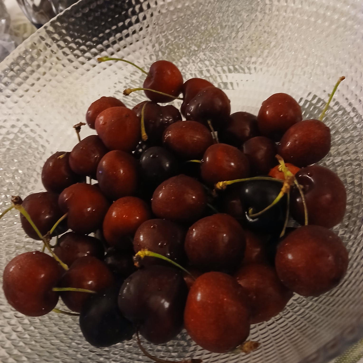 I was spoiled with some fresh cherries!