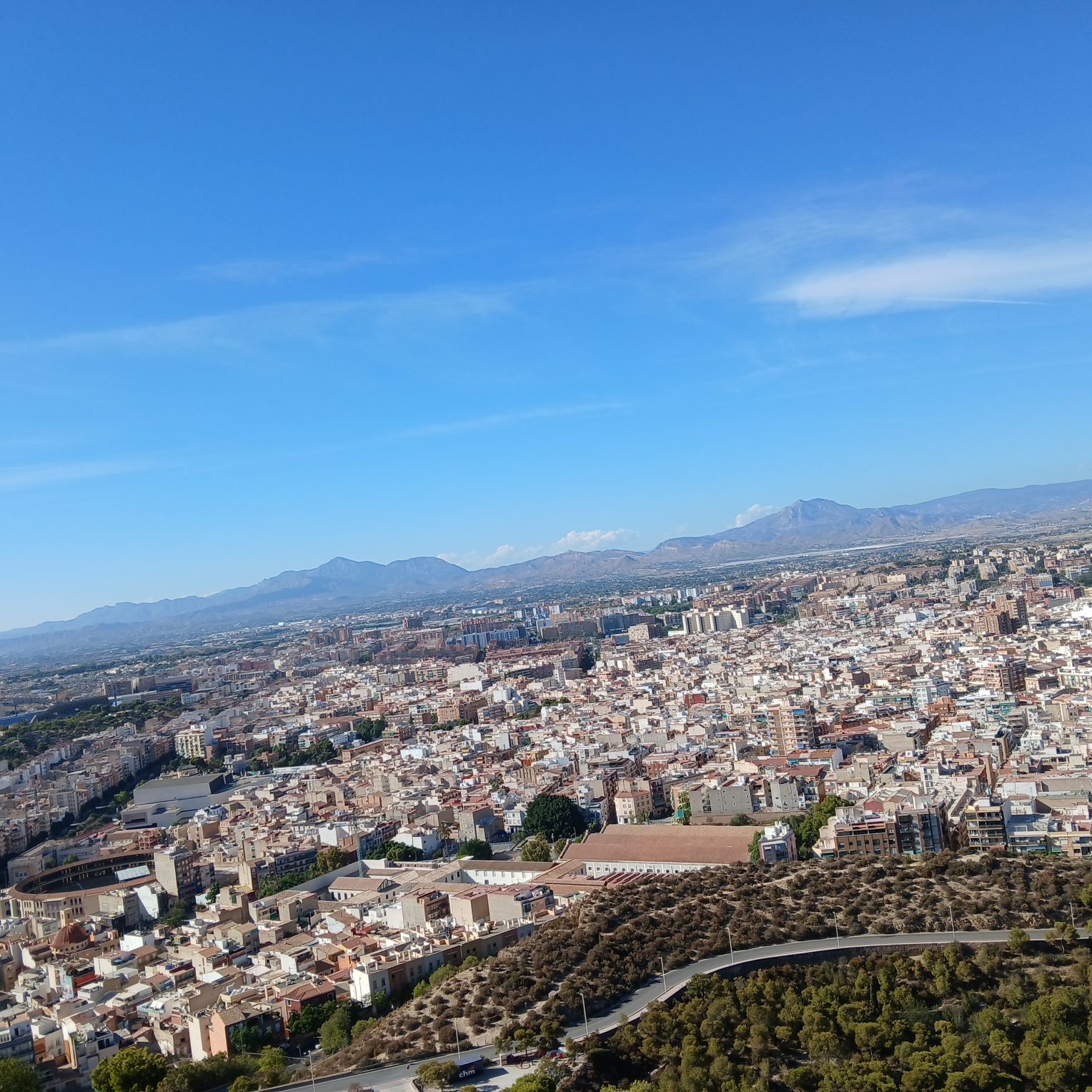 View as we're nearing the top