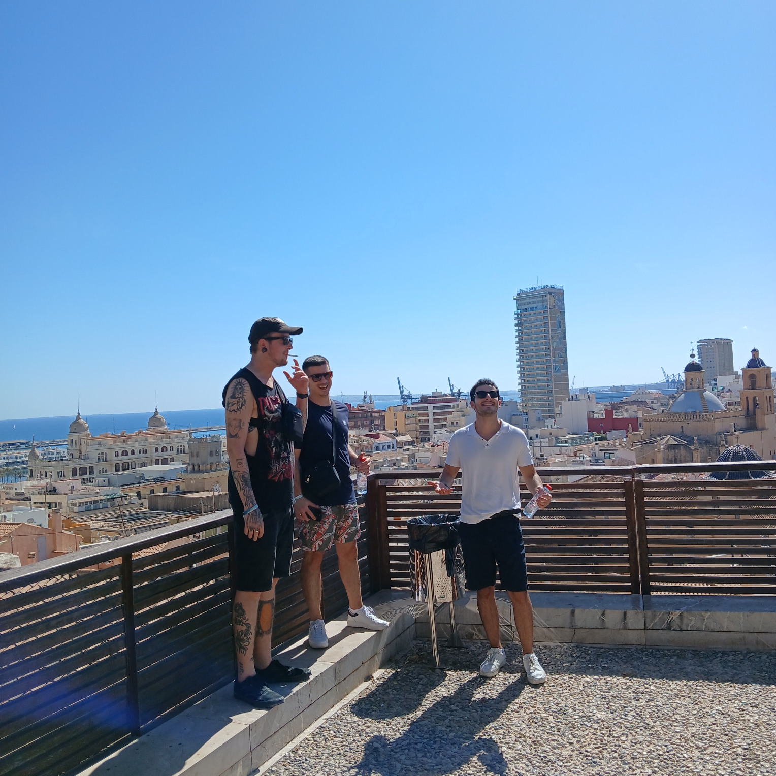 Almost all the boys (Filip was shade-maxxing)