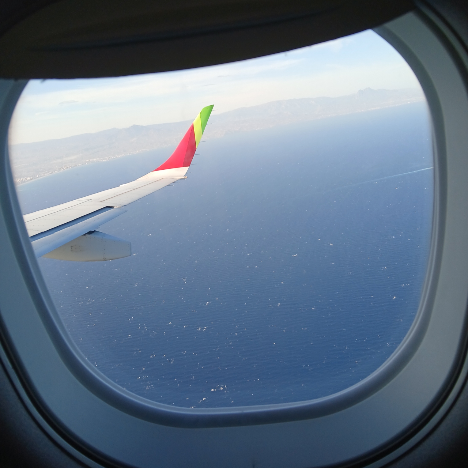 plain, near landing in Alicante