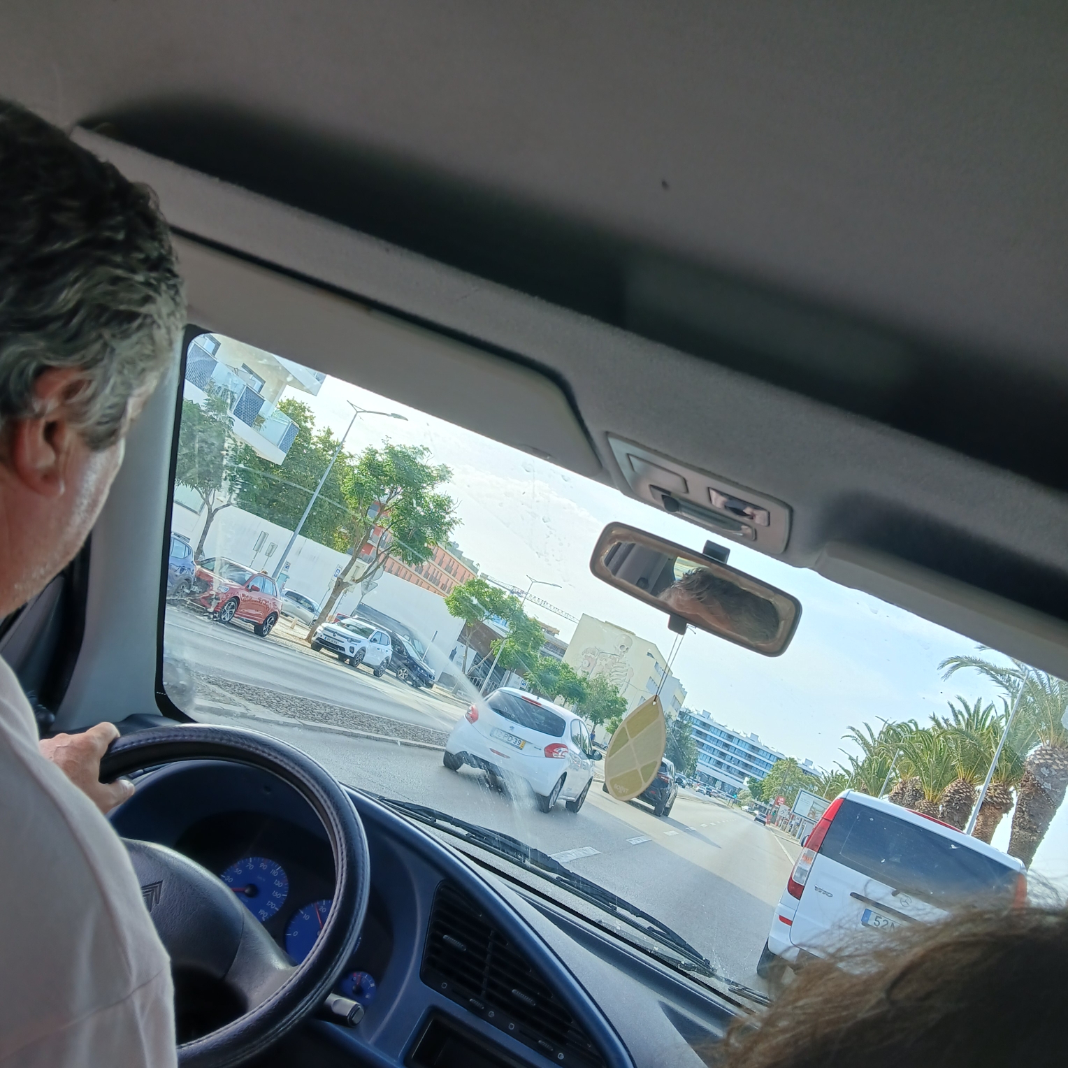 On our way back to Zavial from Lagos. Look at that Skeleton mural!