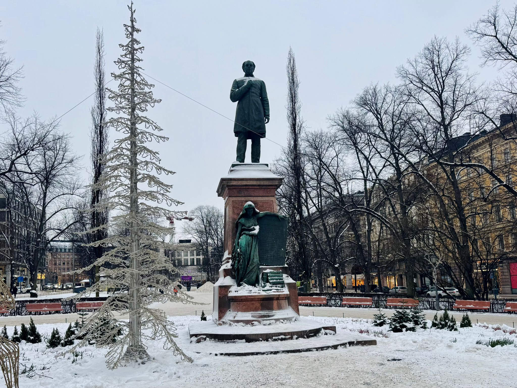 Another statue in central Helsinki.