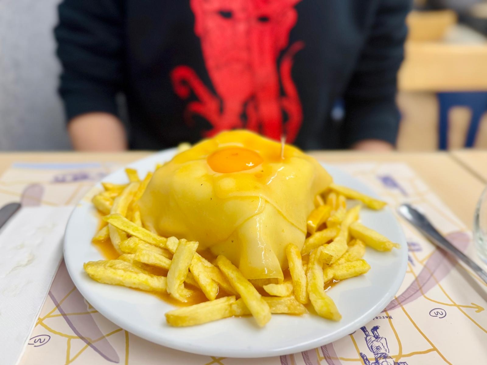 Francesinha at Cafe Santiago