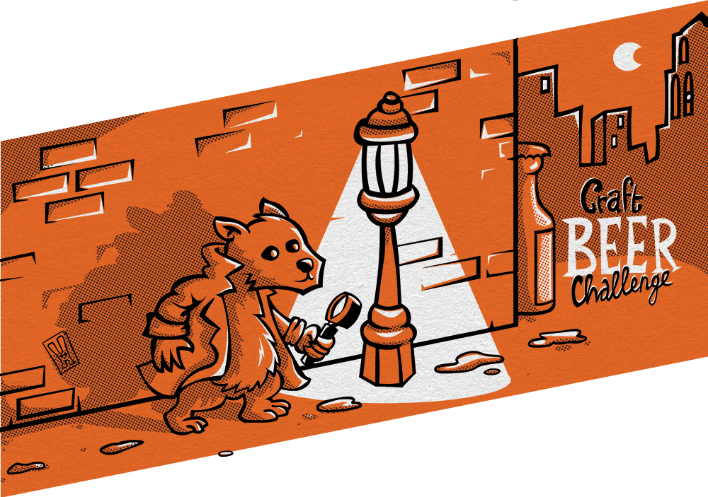 Het oranje biertje van de craft beer challenge