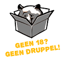 Geen 18? Geen druppel!