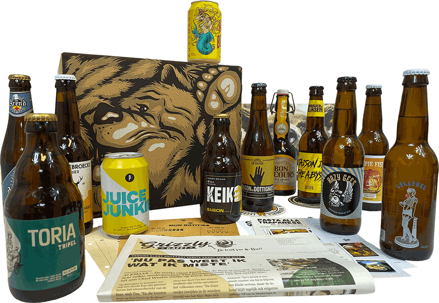 Het licht en subtiel speciaal bierpakket 12x1 van Beer in a Box
