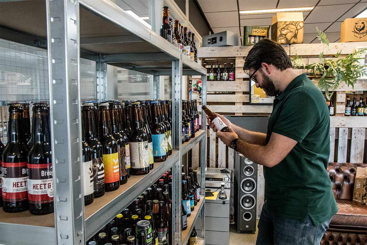 Het smaakpanel selecteert de bieren