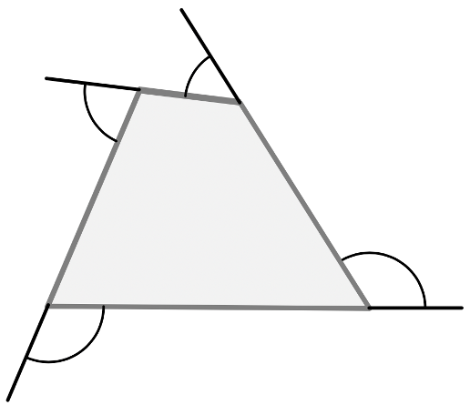 Mathematik; Dreiecke - die halben Vierecke; 1. Sek / Bez / Real; n - Ecke: Definition, Aussen- & Innenwinkel