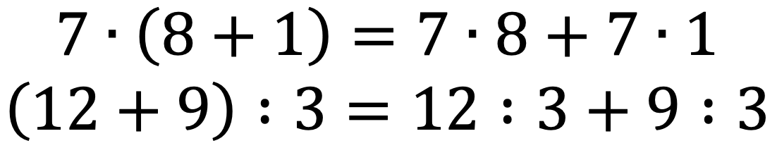 Mathematik; Clever Rechnen; 4. Klasse Grundschule; Kommutativ-, Assoziativ- & Distributivgesetz