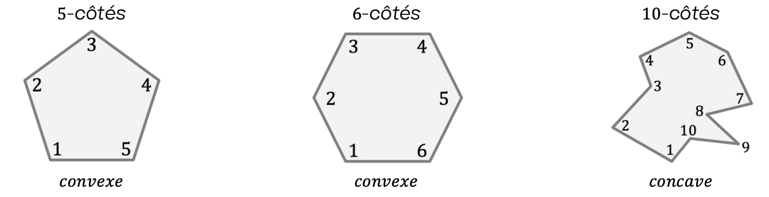 Mathématiques; Isométrie; 7ème Harmos; Polygones : définitions et exception