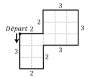 Mathématiques; Longueur, périmètre et aire; CM2; Périmètre et aire : figures composées