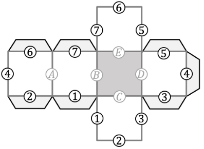 Mathématiques; Représenter l'espace; 6e; Cube : patrons et transferts