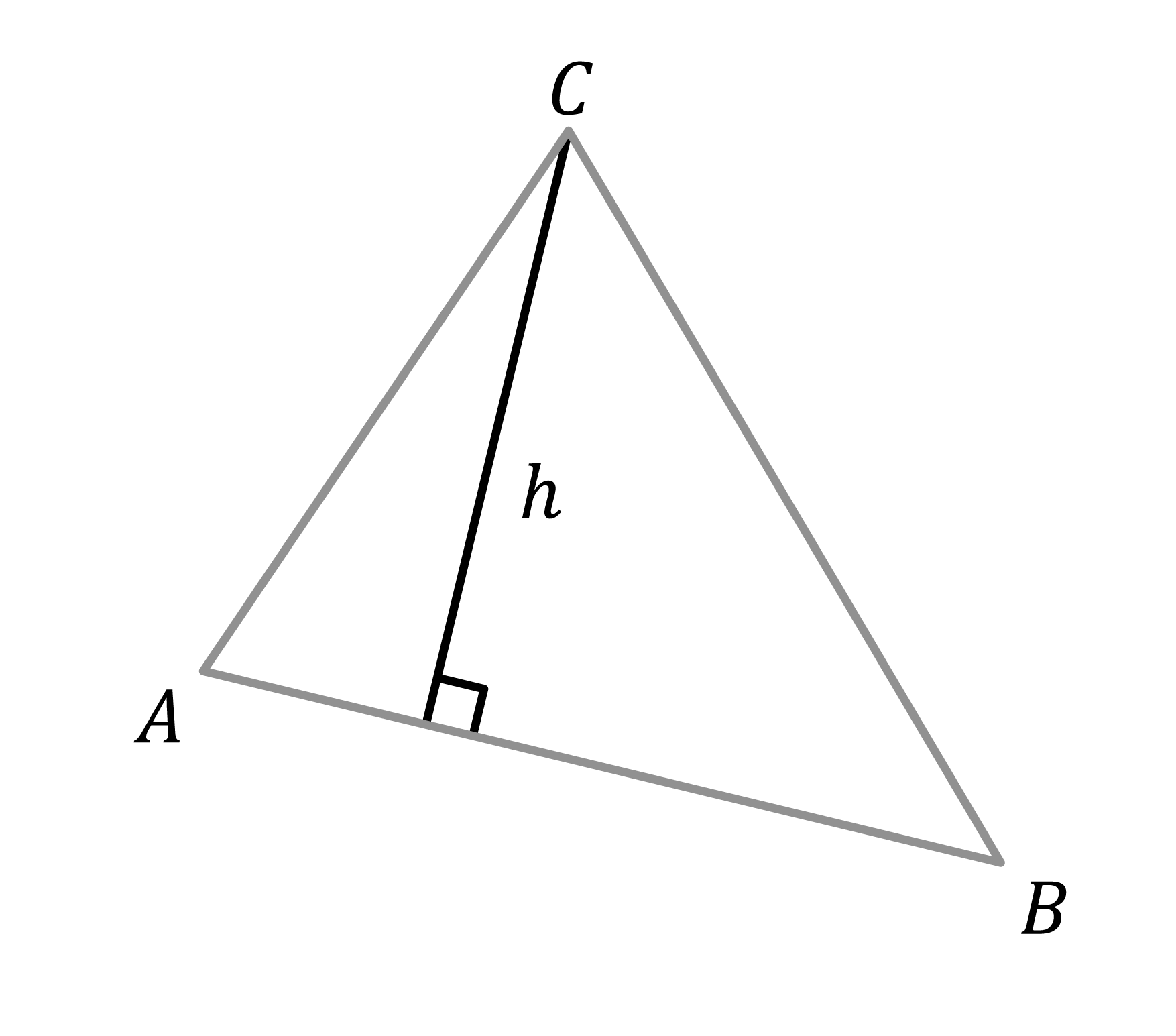Matematica; Triangoli; 2a media; Area del triangolo