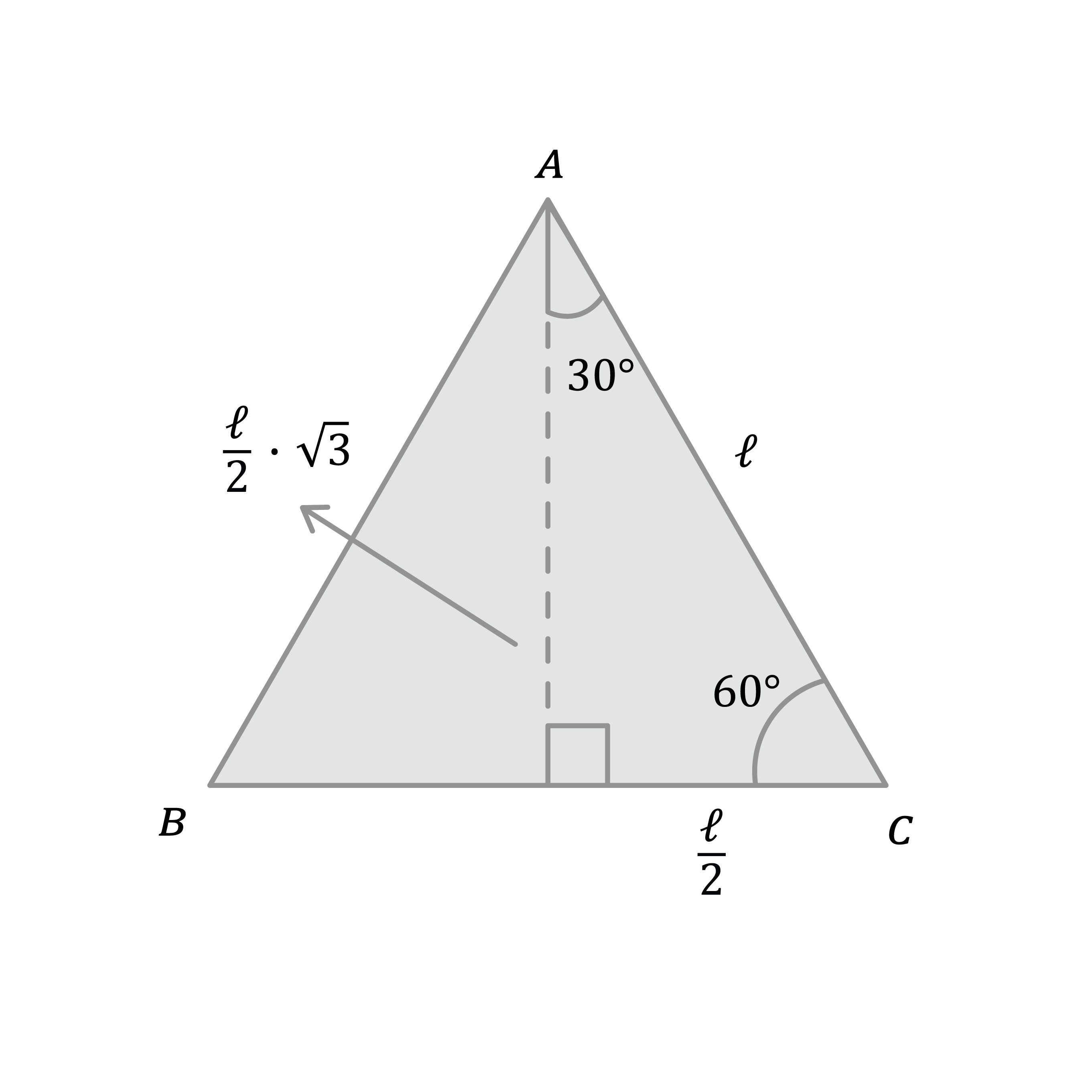 Matematica; Triangoli; 2a media; Il triangolo equilatero