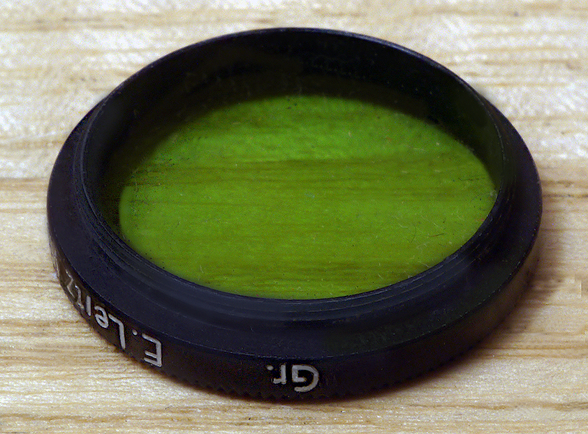 Leica Vite Filtro Verde a vite ø 19mm per Leica I