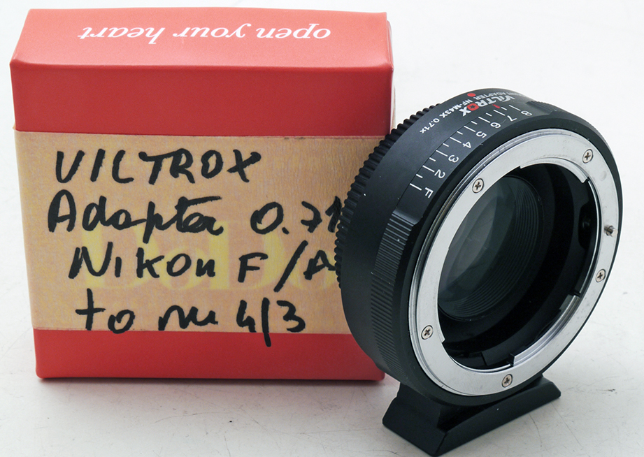 Olympus/Panasonic Adapetr per Nikon 0,71x Viltrox