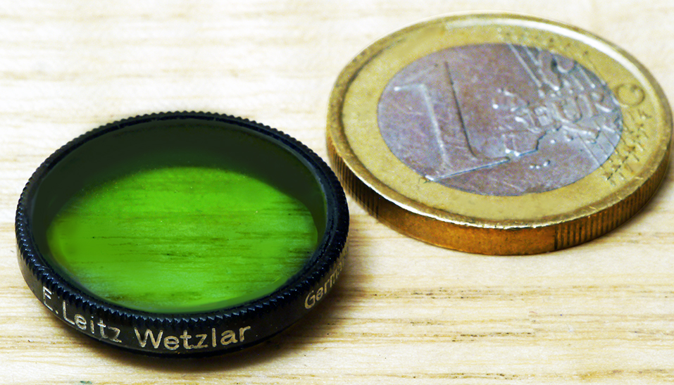 Leica Vite Filtro Verde a vite ø 19mm per Leica I
