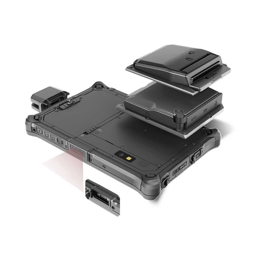 Durabook R8EXPRS-RJ_DE3R8X. Lector de tarjetas con RS-232/RJ-45 y USB 3.2