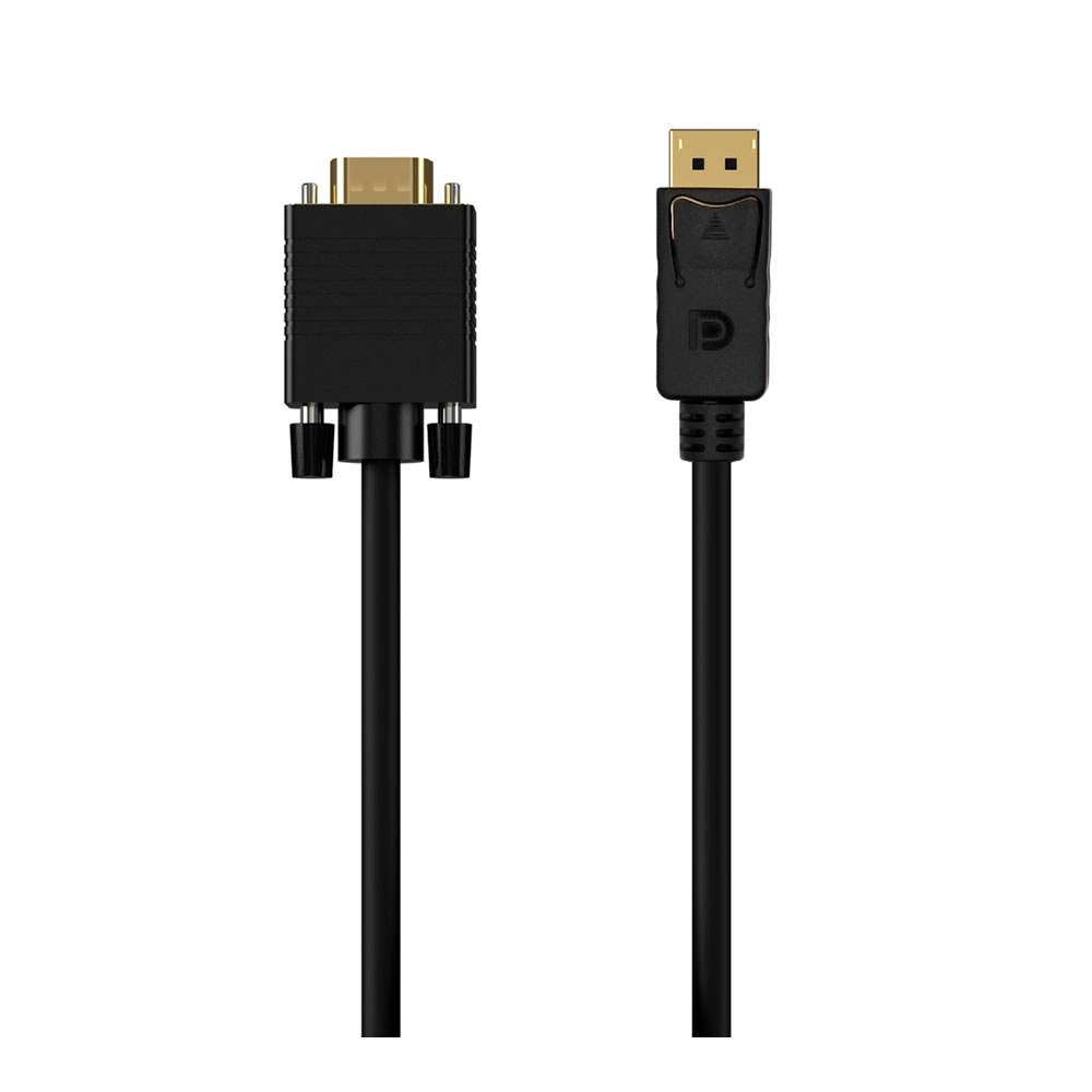 Cable Conversor DisplayPort a VGA. DP/M-VGA/M. Negro. 1m.