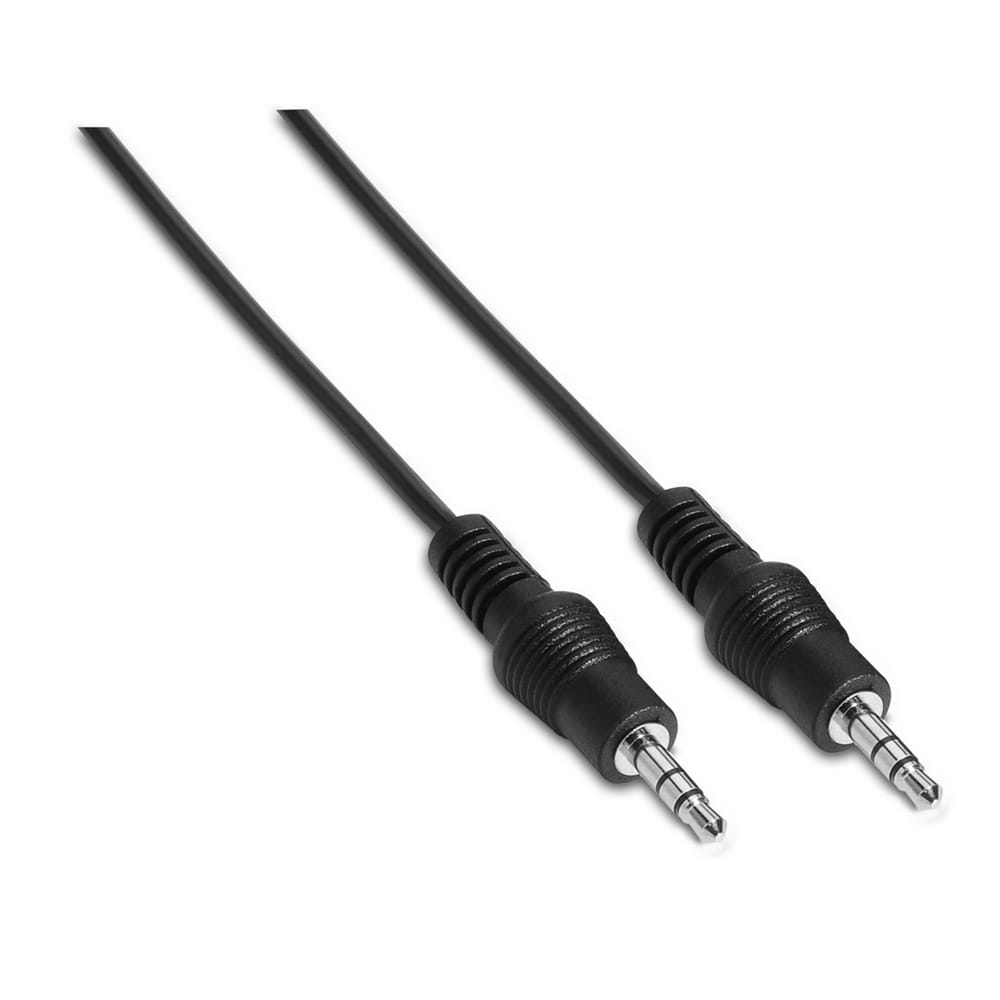 Cable audio Estéreo. Tipo Jack 3.5-Macho / Jack 3.5-Macho. 30cm.