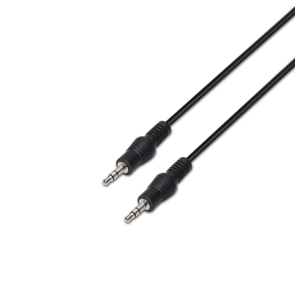 Cable audio Estéreo. Tipo Jack 3.5-Macho / Jack 3.5-Macho. 3m.