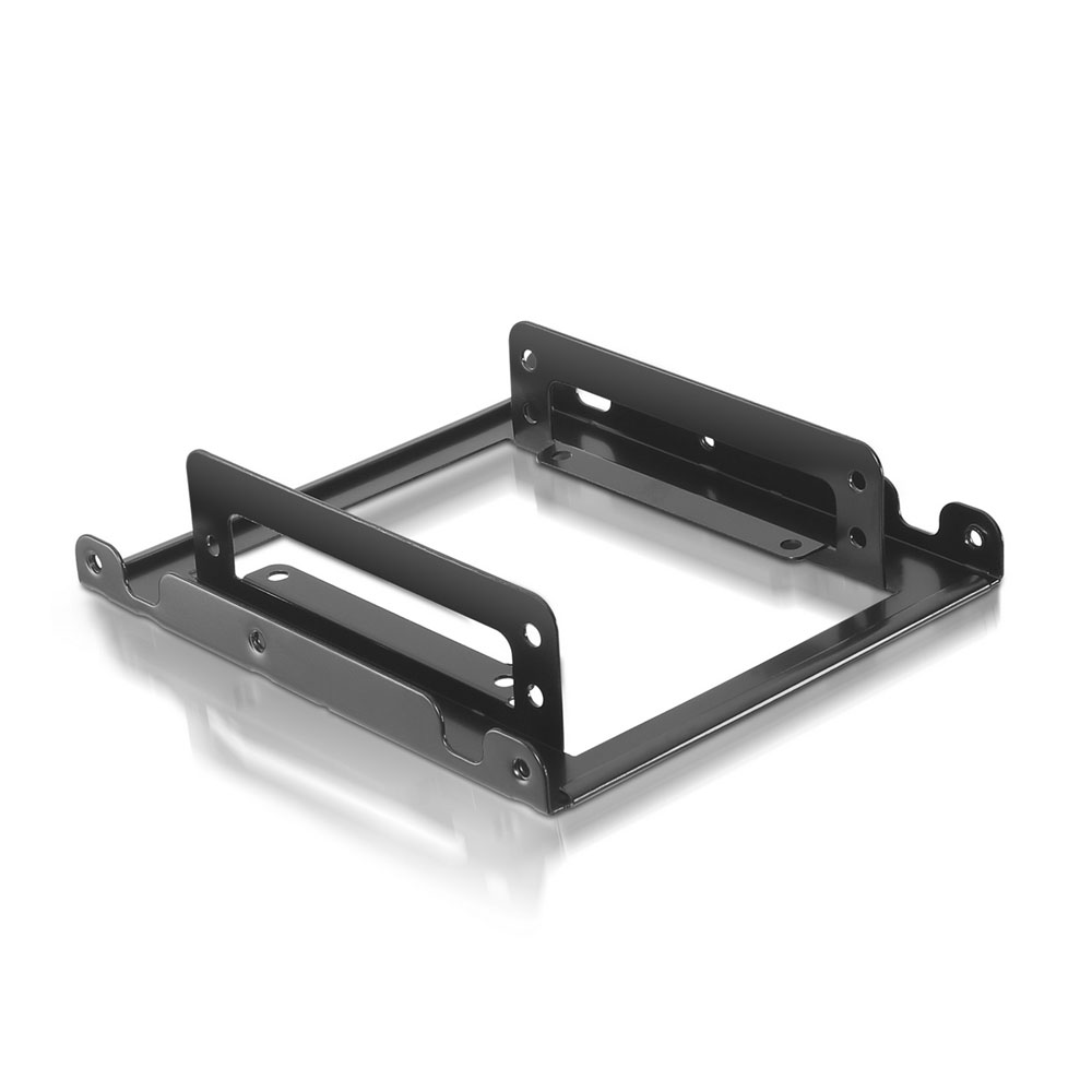 Adaptador metálico 3.5" para 2x Disco 2.5".