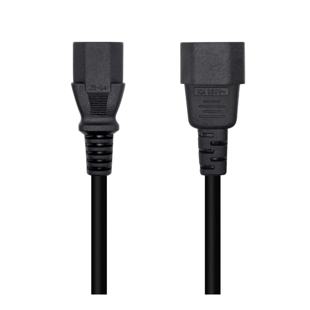 Cable alimentación CPU. C13/H-C14/M. Negro. 3m.