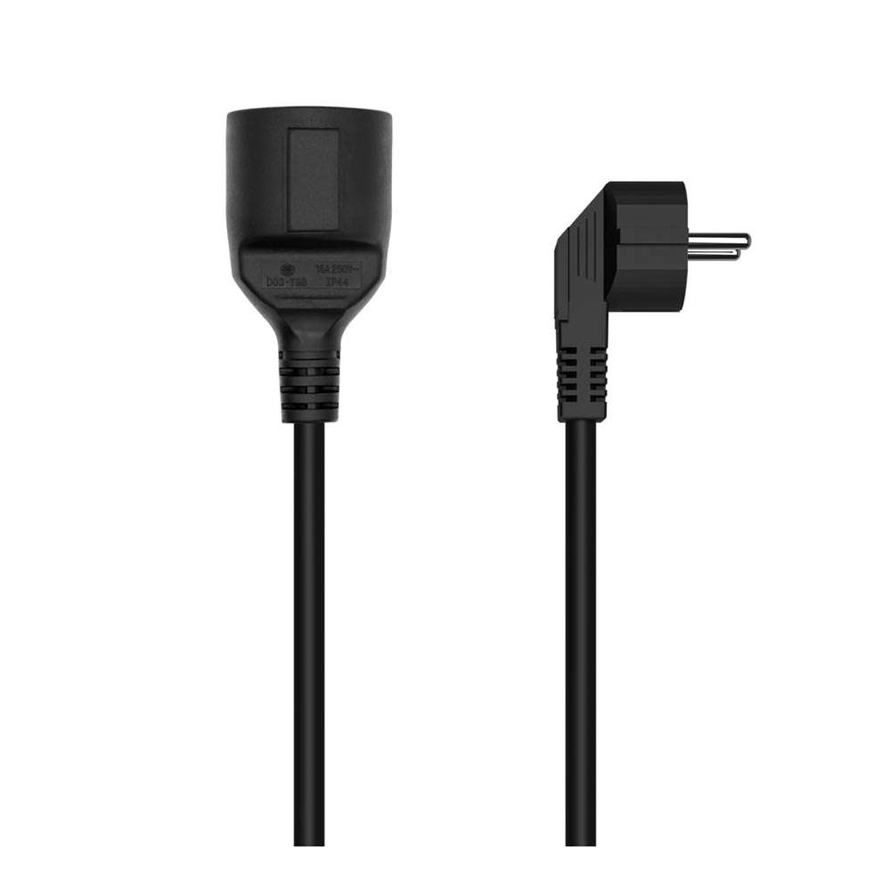 Cable Alargador de Alimentación Schuko. CEE7/M-CEE7/H. 3m.