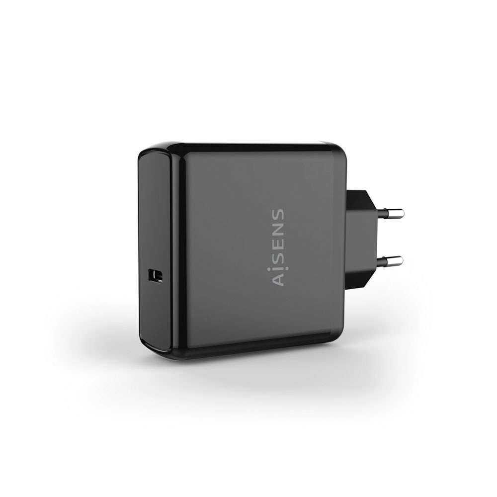 Cargador PD3.0 QC3.0 1 Puerto 1xUSB-C 60W. Negro