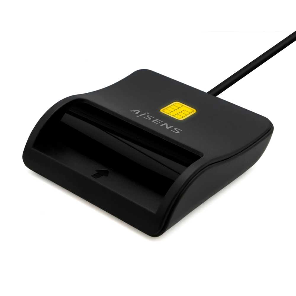 Aisens ASCR-SN03C-BK. Lector de Tarjeta Inteligente DNI