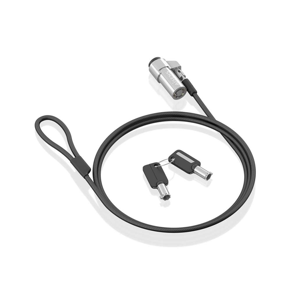 Aisens ASLK-D45K06-BK. Cable de Seguridad tipo NANO con cerradura de llave.
