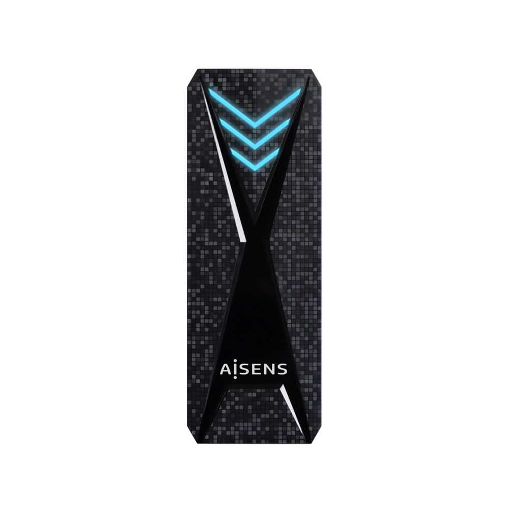Aisens ASM2-RGB013B M.2 USB 3.2 Gen2 Negra