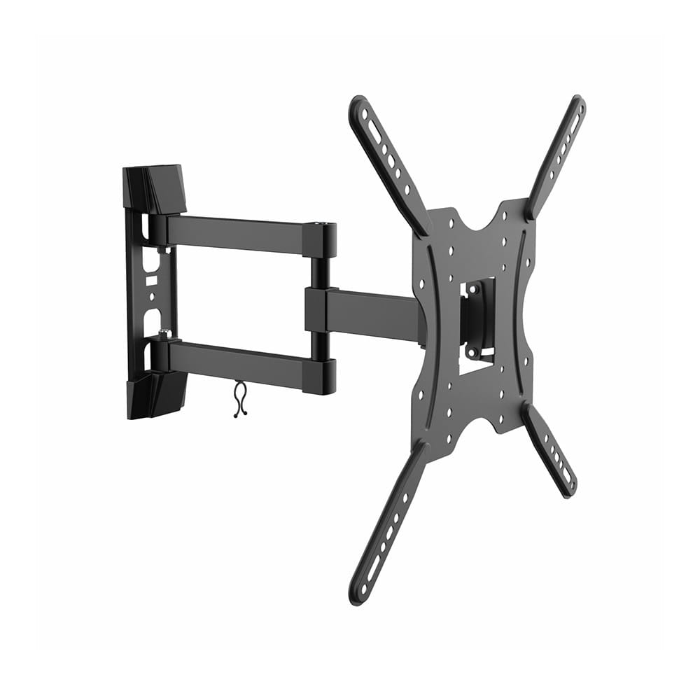 Soporte ECO Giratorio. Inclinable. Para Monitor/TV 30kg (3 Pivotes) De 32-55. Negro