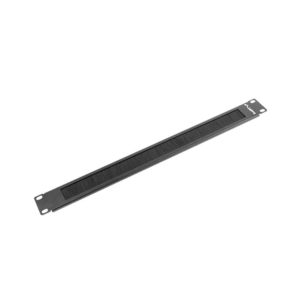 Lanberg AK-1101-B. Panel cepillado 1U 19".