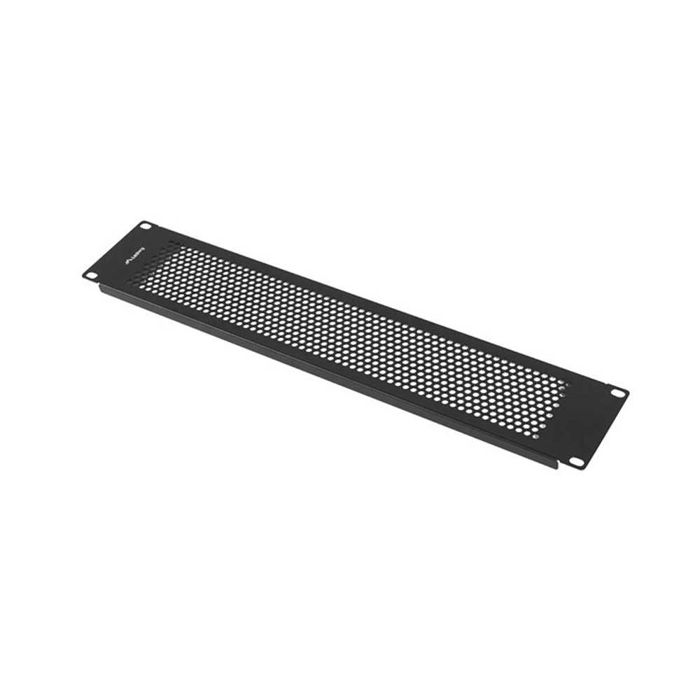 Lanberg AK-1412-B. Panel ciego malla 2U 19".