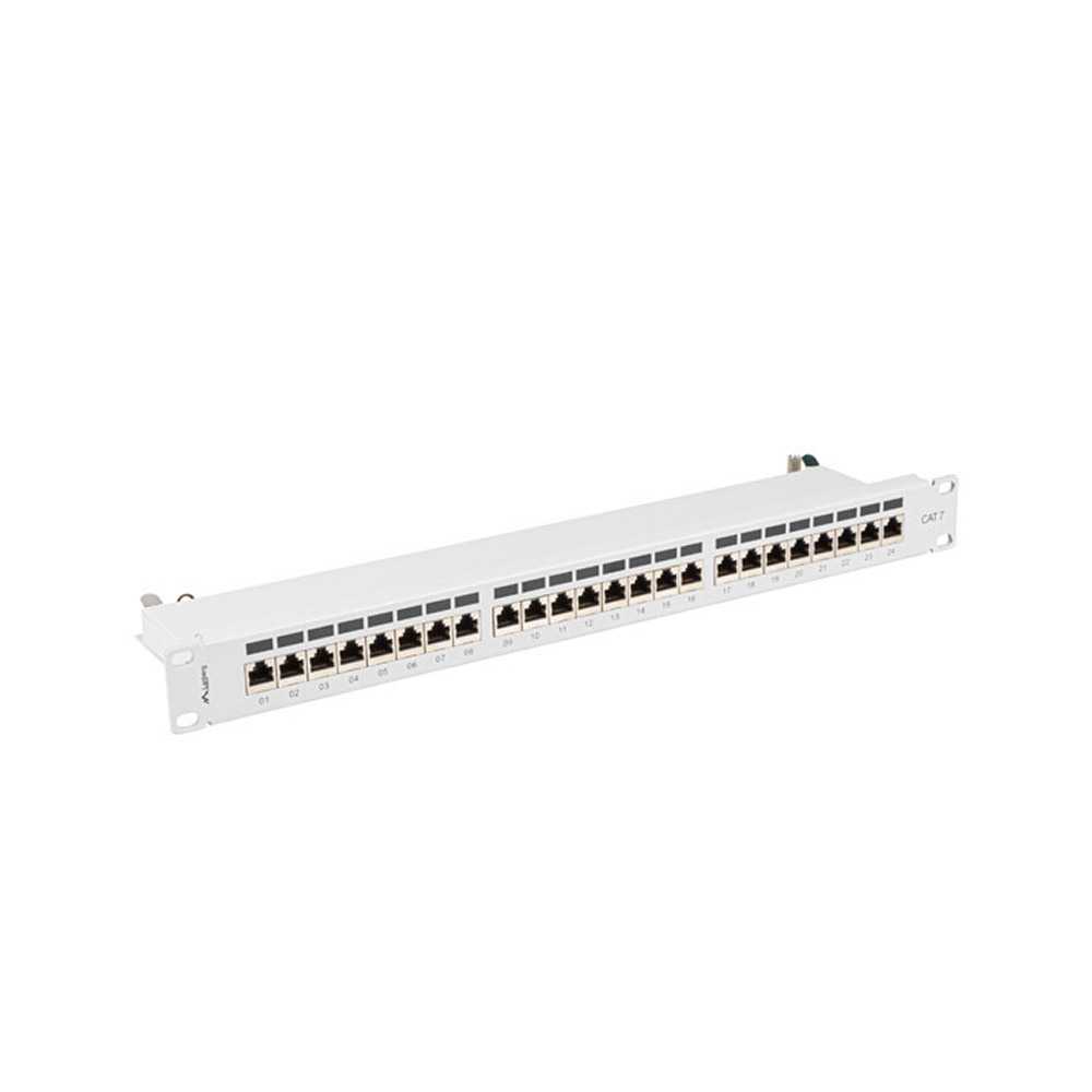 Lanberg PPS7-1024-S. Patch Panel 24 puertos 1U 19" Cat. 7
