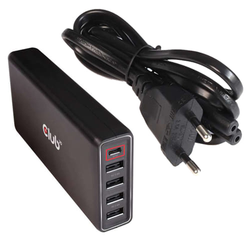 Cargador 5 puertos USB Tipo A y C hasta 111W