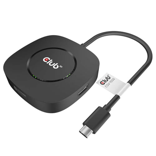 Hub USB 3.2 Gen1 Tipo C a 3x DisplayPort 1.4 Multi Stream Transport