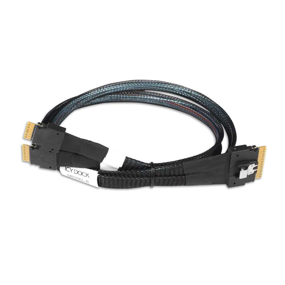 Icy Dock MB306L-B. Cable Slim SAS SFF-8654 a Slim SAS SFF-8654. 0.5m.
