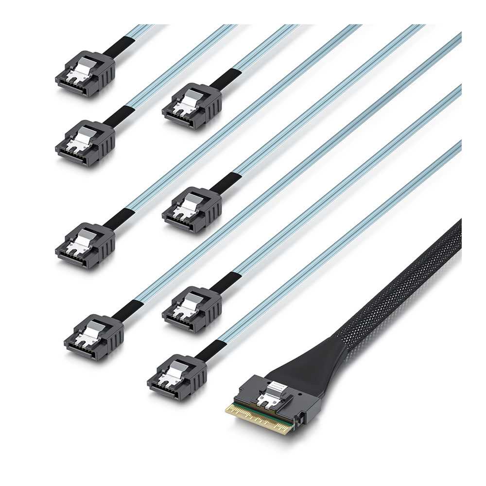 Broadcom 05-60010-00. Cable SAS SFF-8654 a SATA. 1m.