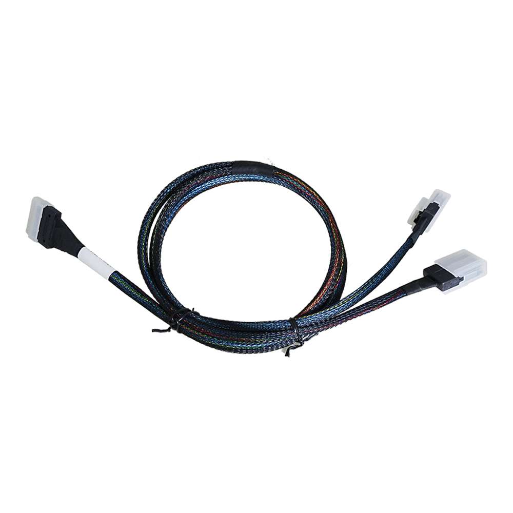 Areca Cable Slim SAS SFF-8654 a 2 Mini SAS SFF-8087. 1m.