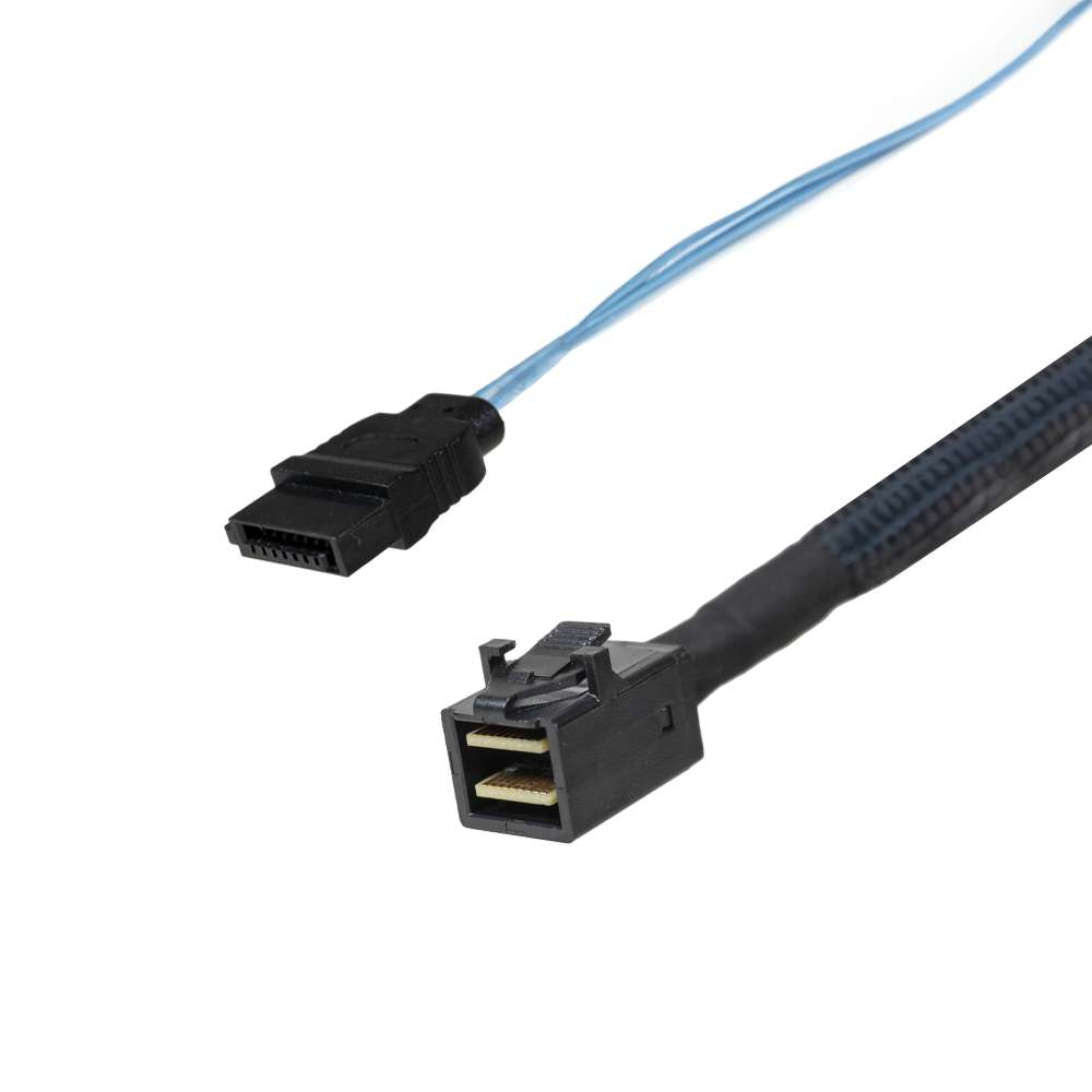 Cable SAS SFF-8643 a 4x SATA. 0.5m.
