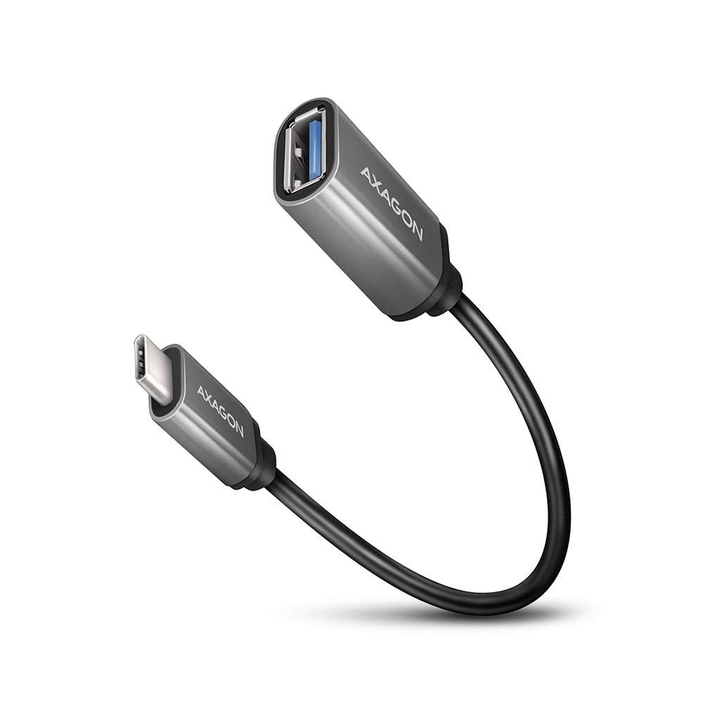 Axagon RUCM-AFAC. Adaptador USB C Macho/ Tipo A Hembra. 0.2m.