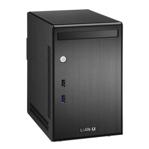 Lian Li PC-Q02B con fuente 300W. Negra. MiniTorre - REFURBISHED