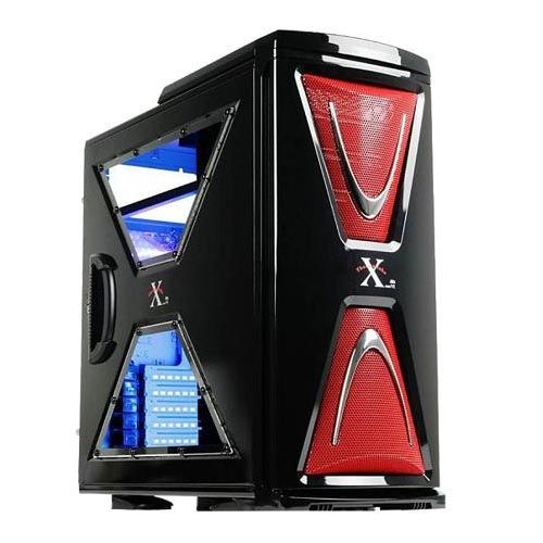 Thermaltake Xaser VI MX Negra-Rojo con ventana
