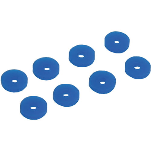 Inline 00244A. Arandelas de silicona azules. 8 pcs.