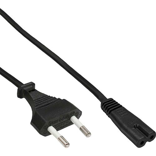 Cable alimentación Mariposa. CEE7/16 - IEC-C7. 1.5m