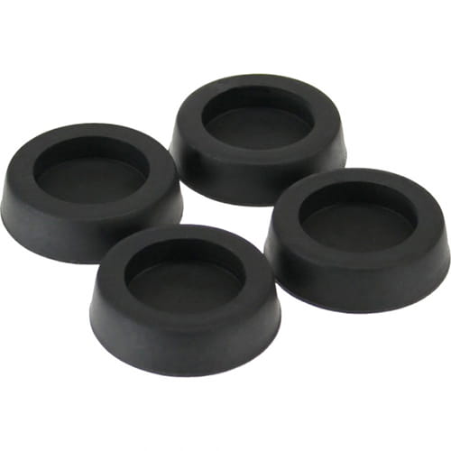 Inline 59909B. Patas de goma negra. 4pcs