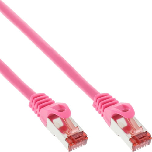 Cable FTP Cat.6. 1m Rosa